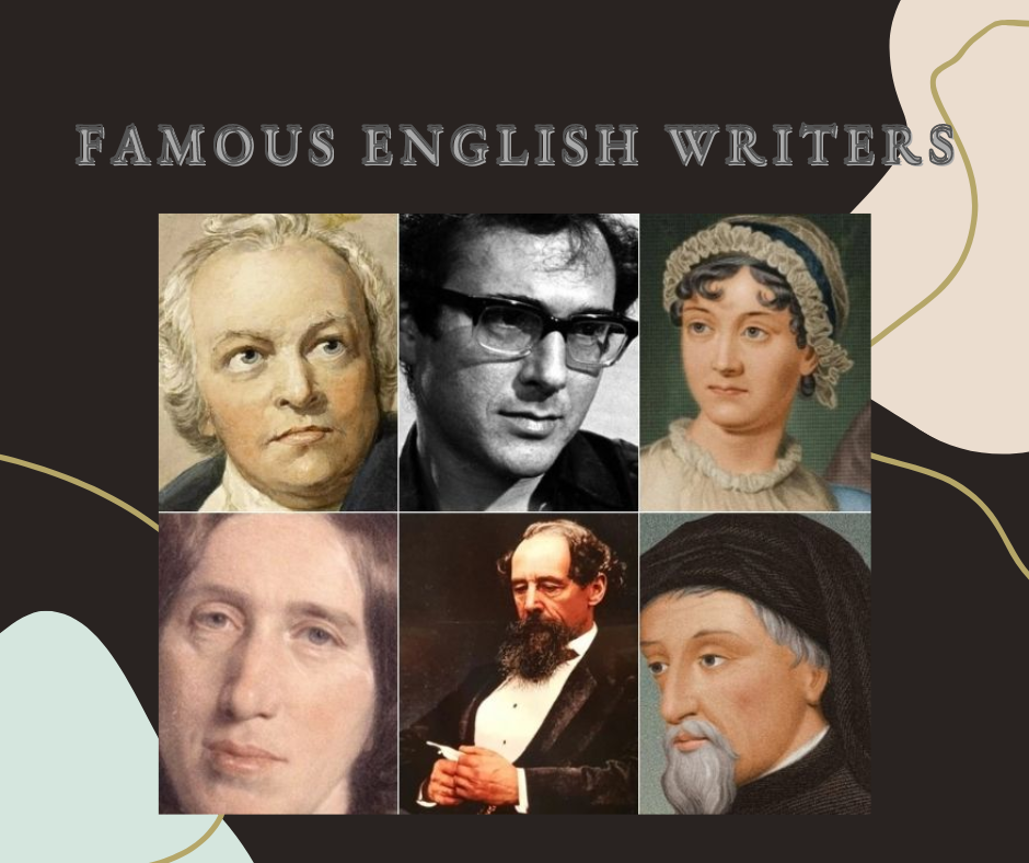 biography of famous english writers